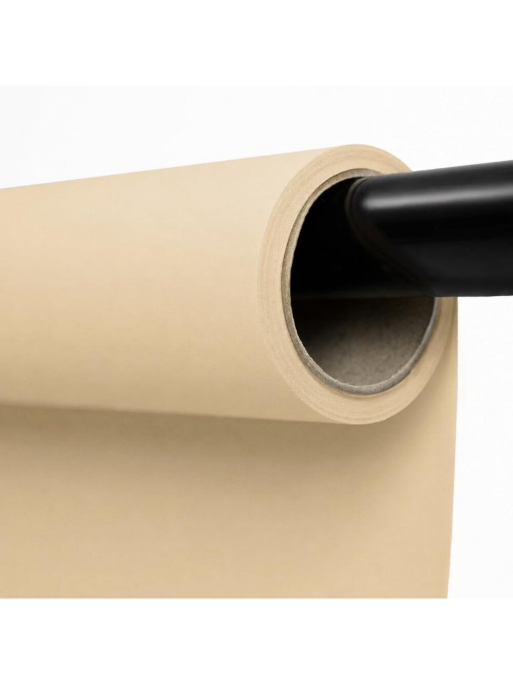 Seamless Beige Cream Photography Backdrop Paper - 53''x32.8' Ivorine, Perfect
